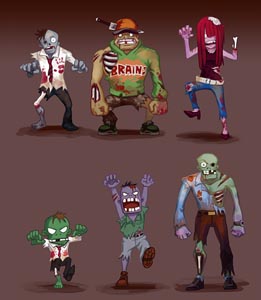 Zombie Character Designs